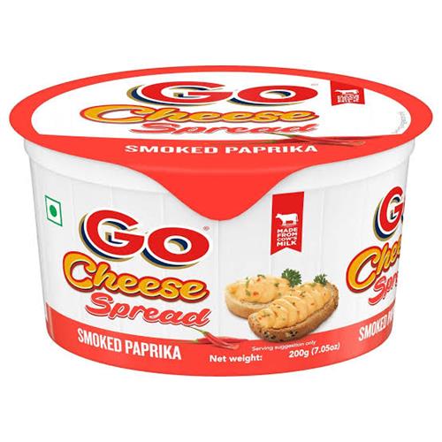 GO CHEESE SPREAD PAPRIKA 200GM